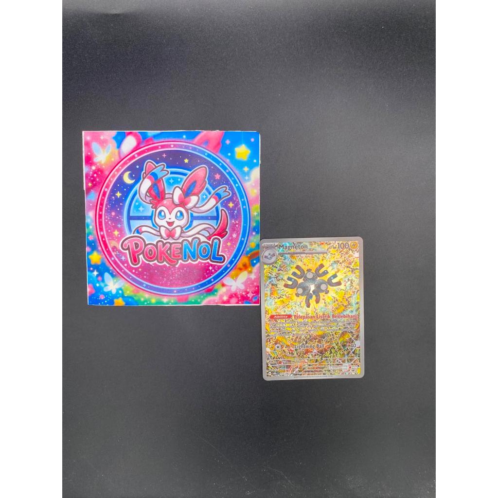 Kartu Pokemon TCG Magneton 193/182 AR Bahasa Indonesia