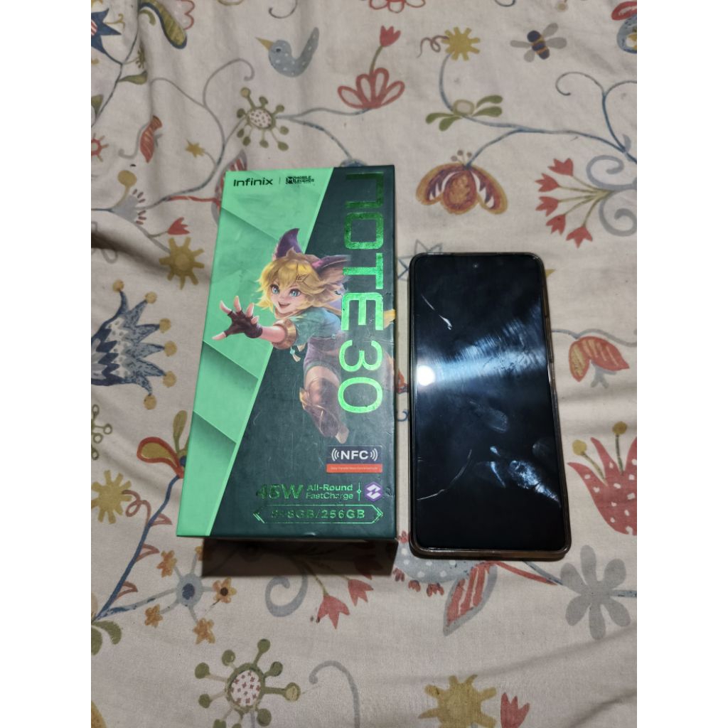 Infinix note 30 8/256 second rusak