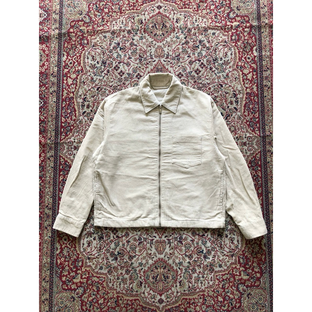 Gu japan apparel corduroy zipper up work jacket  vintage corduroy jacket Vintage work jacket Hi674
