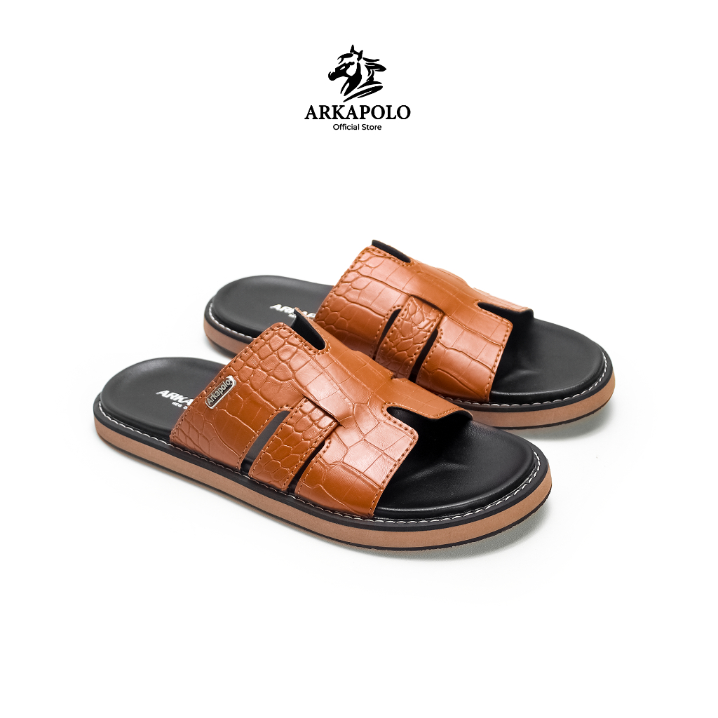 ARKAPOLO HORMUS 02 Sandal Slide pria Outsole Empuk