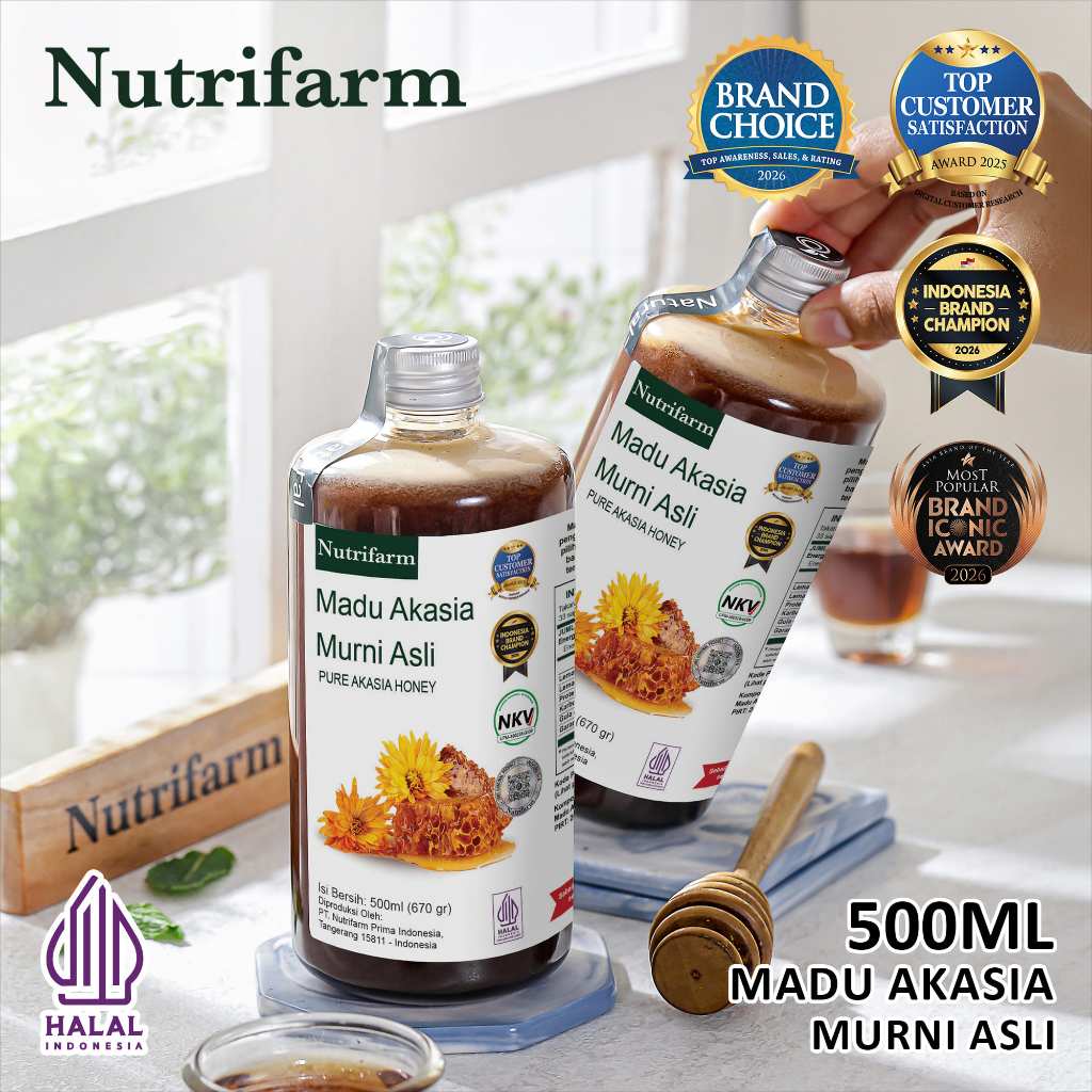 Nutrifarm Madu Murni Akasia 500 ml