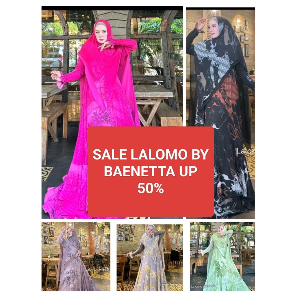 GAMIS SYAR'I LALOMO 6&5 BY BAENETTA (original) SALE