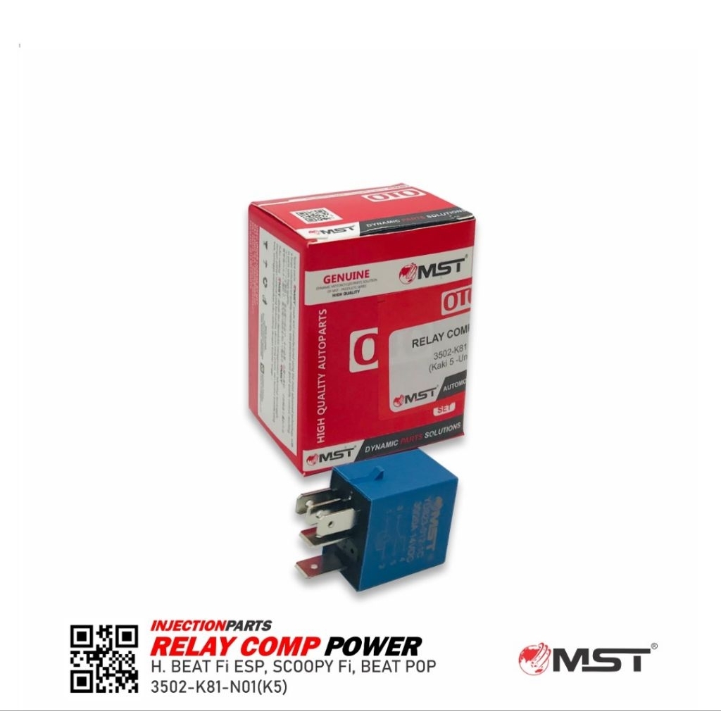 RELAY COMP POWER H BEAT ESP FI, SCOOPY FI,BEAT POP MST-OTOPART