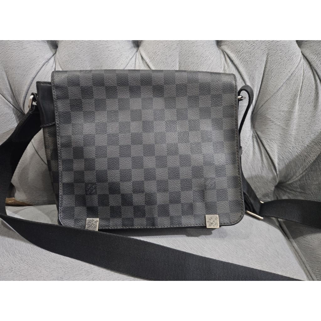 Tas Selempang LV damier Preloved uk. kecil