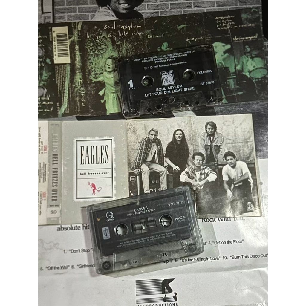 kaset pita sepaket soul asylum dan eagles