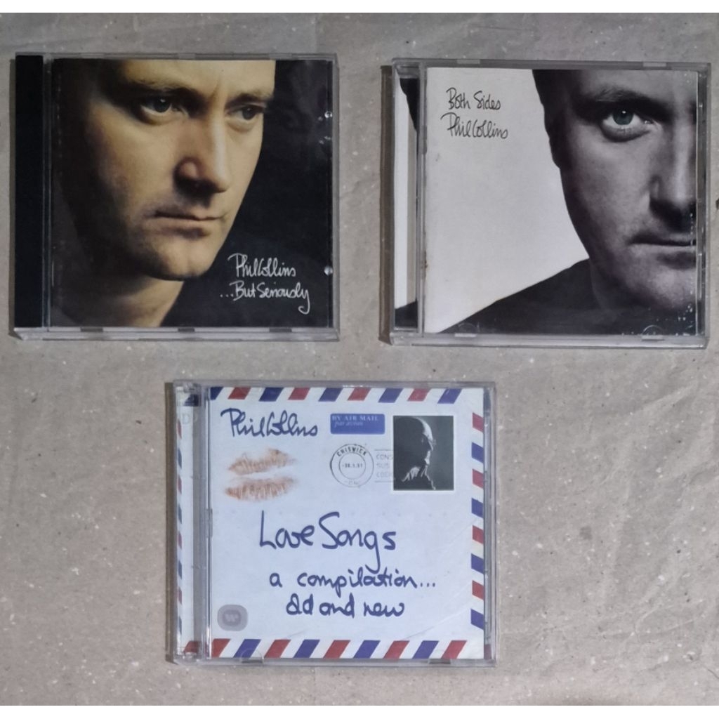 CD PHIL COLLINS - ...BUT SERIOUSLY / NOTH SIDES / LOVE SONGS A COMPILATION OLD AND NEW 2CD