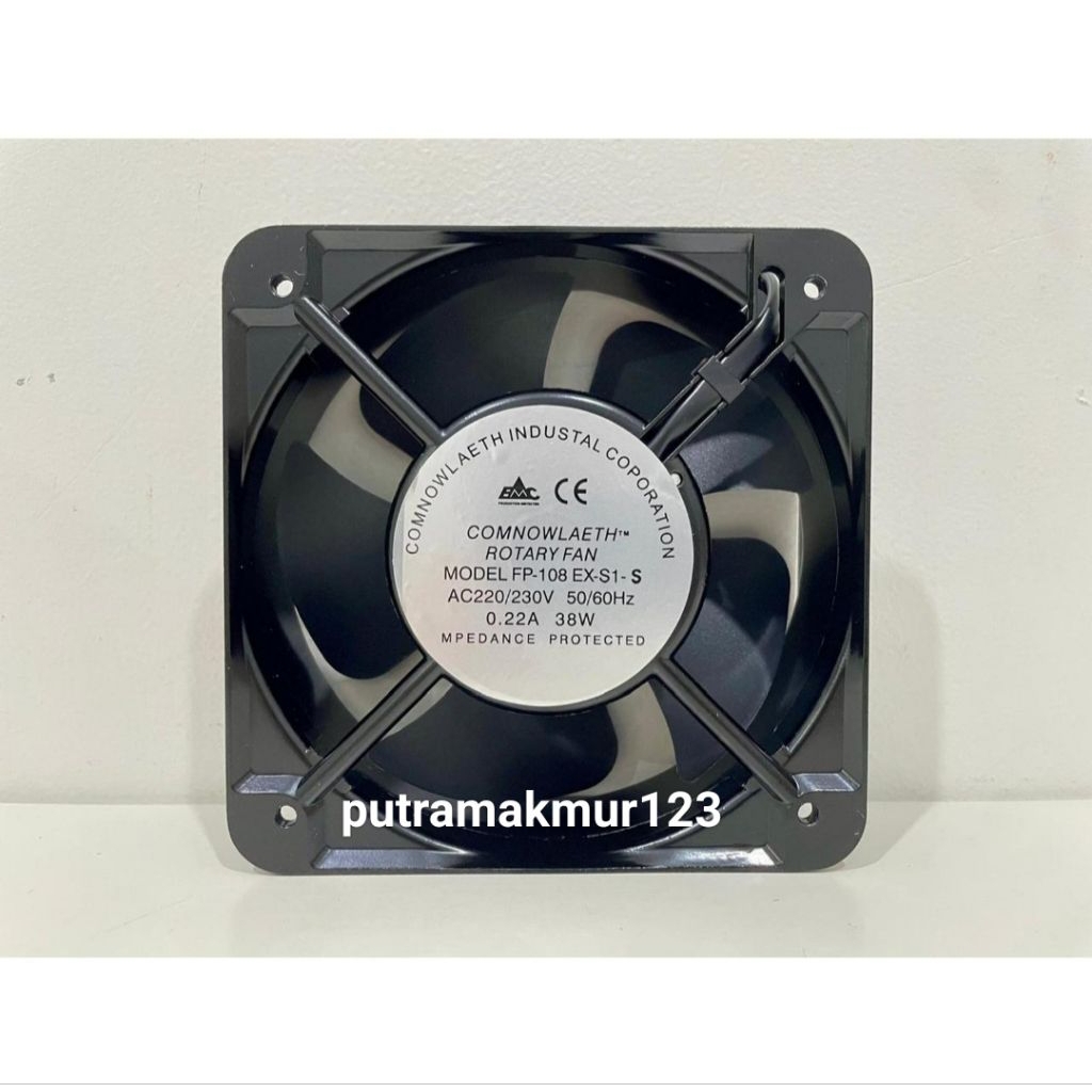 Fan AC 220 Volt 15 CM Tebal 5 CM / Fan 15x15 CM AC 220V