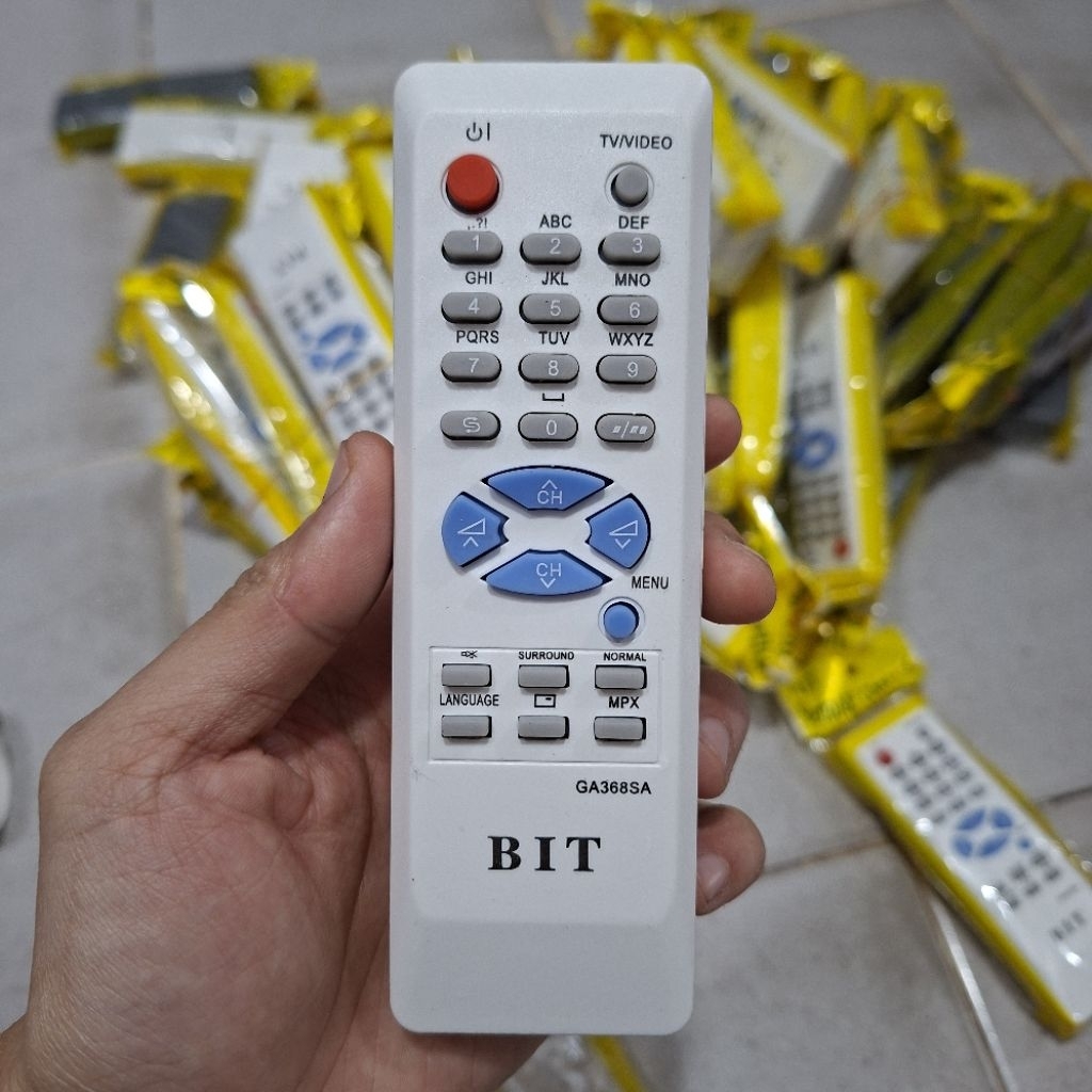 Remot TV tabung sharp remote tv jadul tabung sharp putih