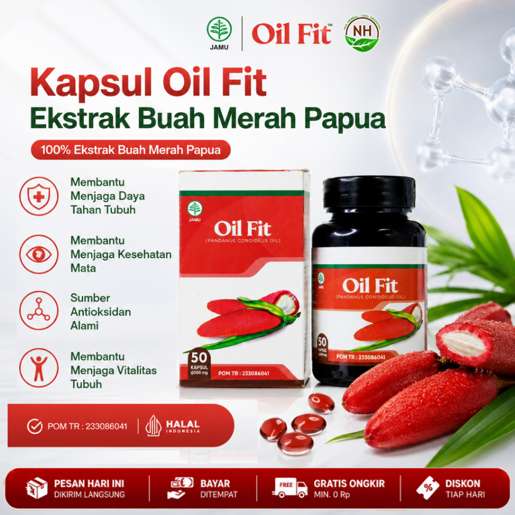Toko Herbal Nia - Oil Fit Oil Fit Kapsul Multikhsiat