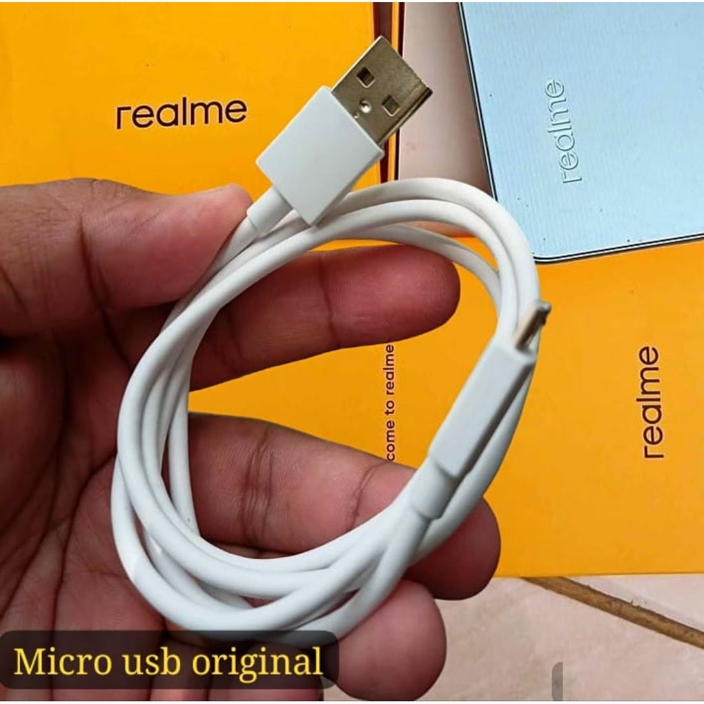 Kabel original Copotan Realme micro USB fast charger asli