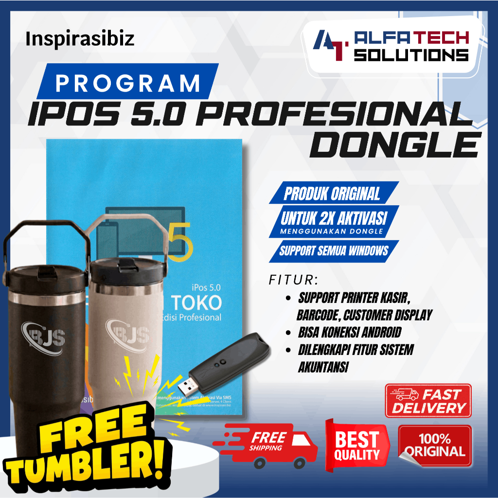 Program Kasir Toko IPOS 5 Profesional [DONGLE EDITION] | Program Kasir IPOS 5 | Program Kasir Toko S