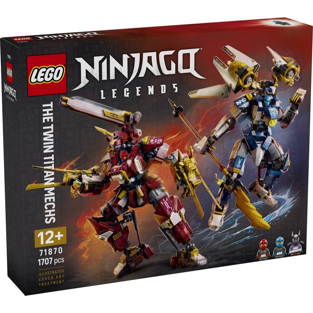 Lego Ninjago 71870 The Twin Titan Mechs