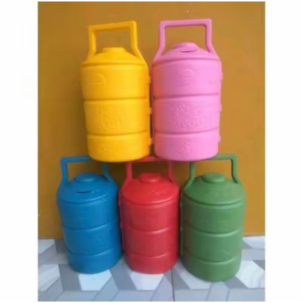 Celengan plastik souvernir lucu model rantang