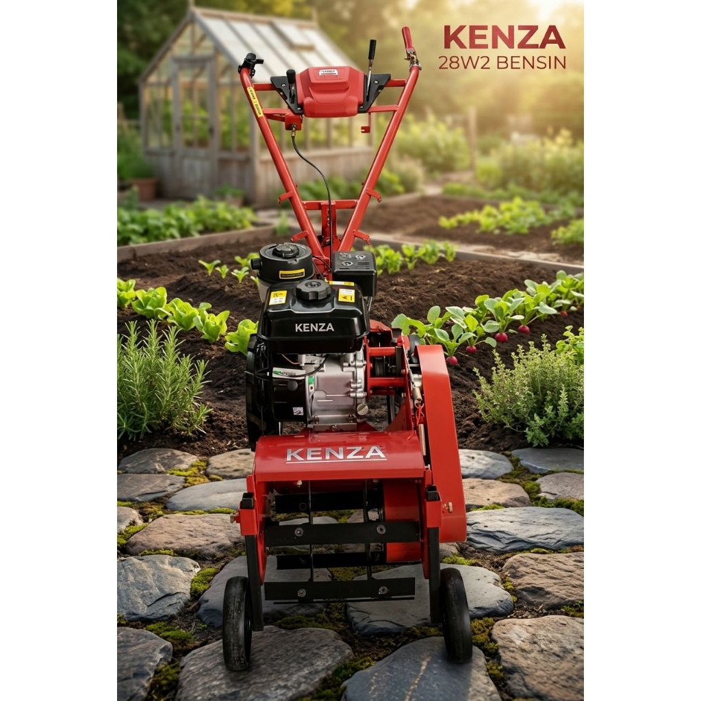 Cultivator kenza dangir type KZ 28W2 BENSIN ( DOUBLE GARDAN)