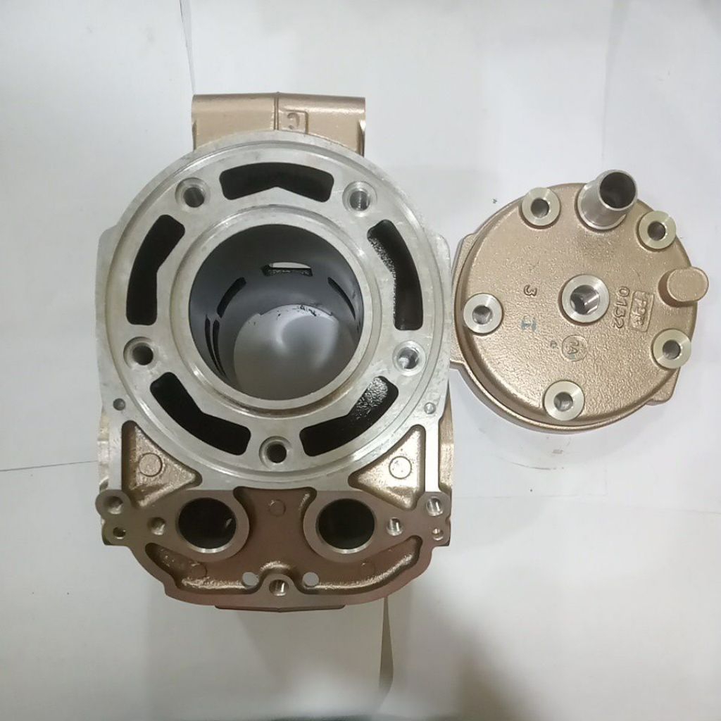 Blok block piston 1855 pdk PDK gold x6 ninja r ninja rr + head PDK gold original kawasaki made in th