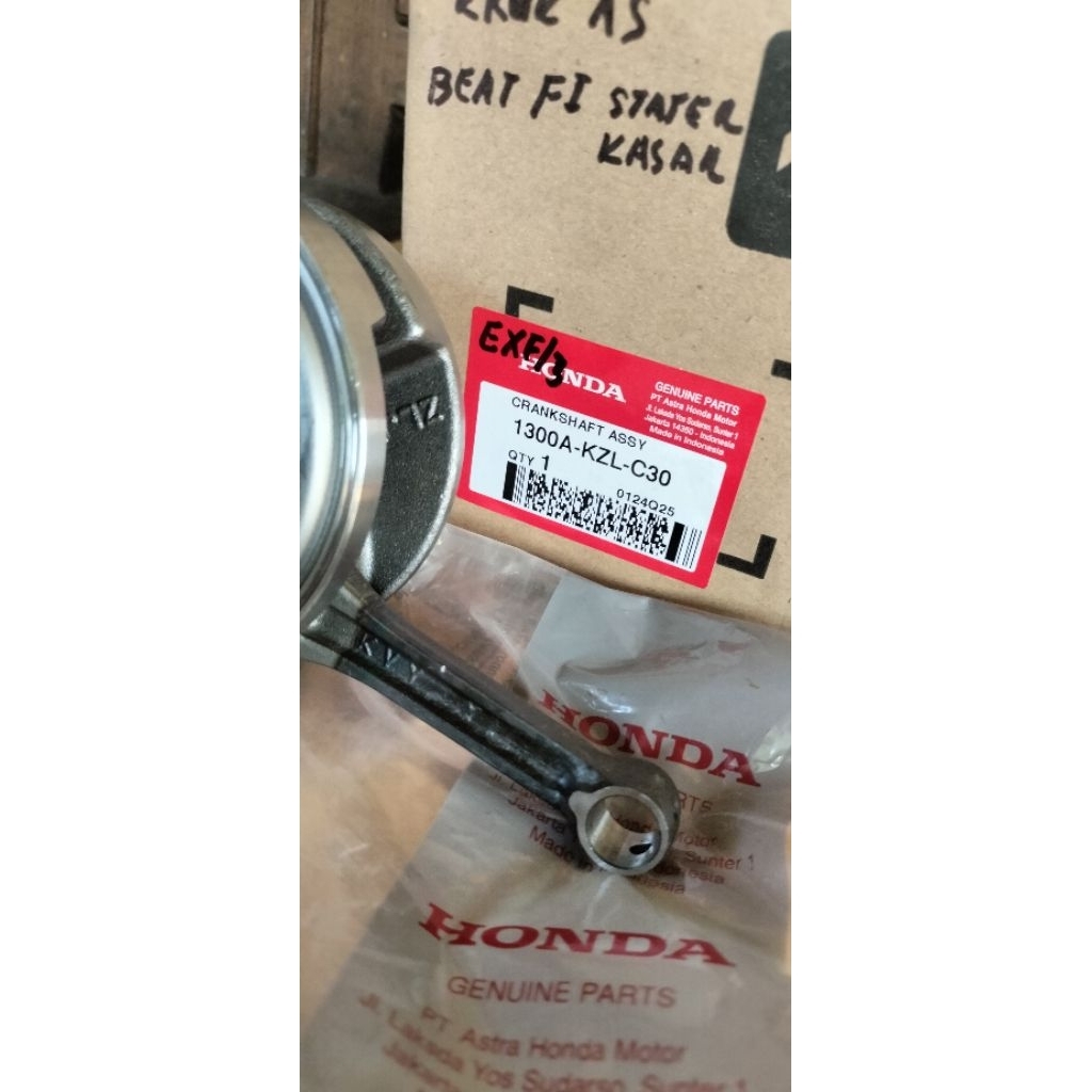 KRUK AS CRANKSHAFT ASSY BEAT Fi STATER KASAR SPACY Fi VARIO 110 ESP ORIGINAL AHM 1300A-KZL-C30