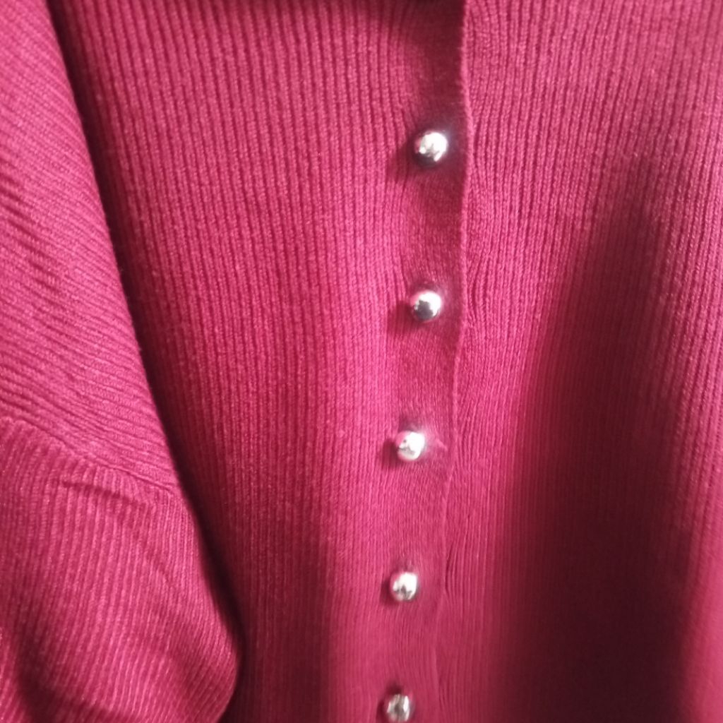 CARDIGAN MAROON