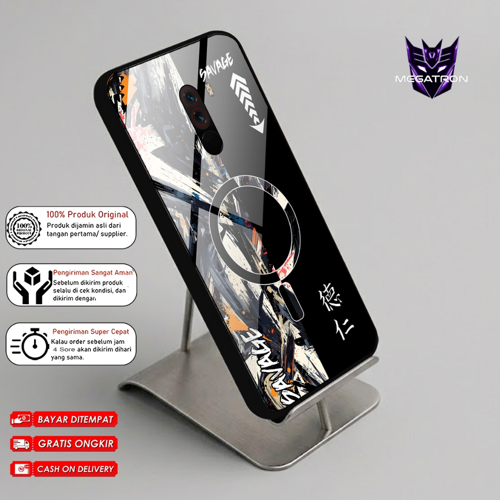 Megatron - Case Poco F1 - Casing Hp Custom Terlaris - Softcase Poco - Case Glossy Kilau Bisa Cod Sho