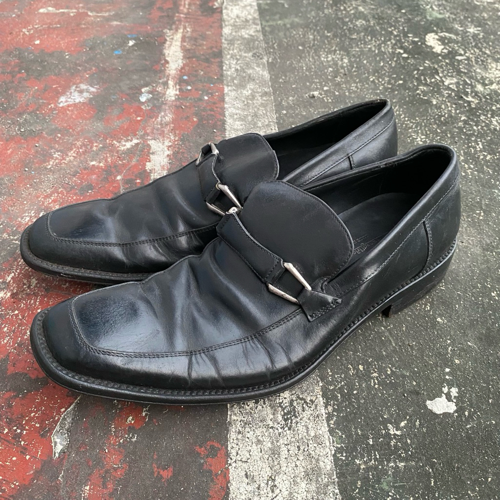 Ermenegildo zegna black loafers