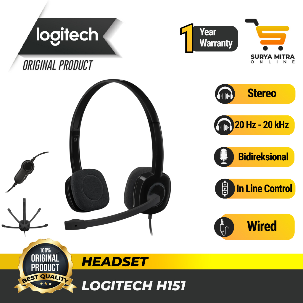 Headset Logitech H151 / H 151