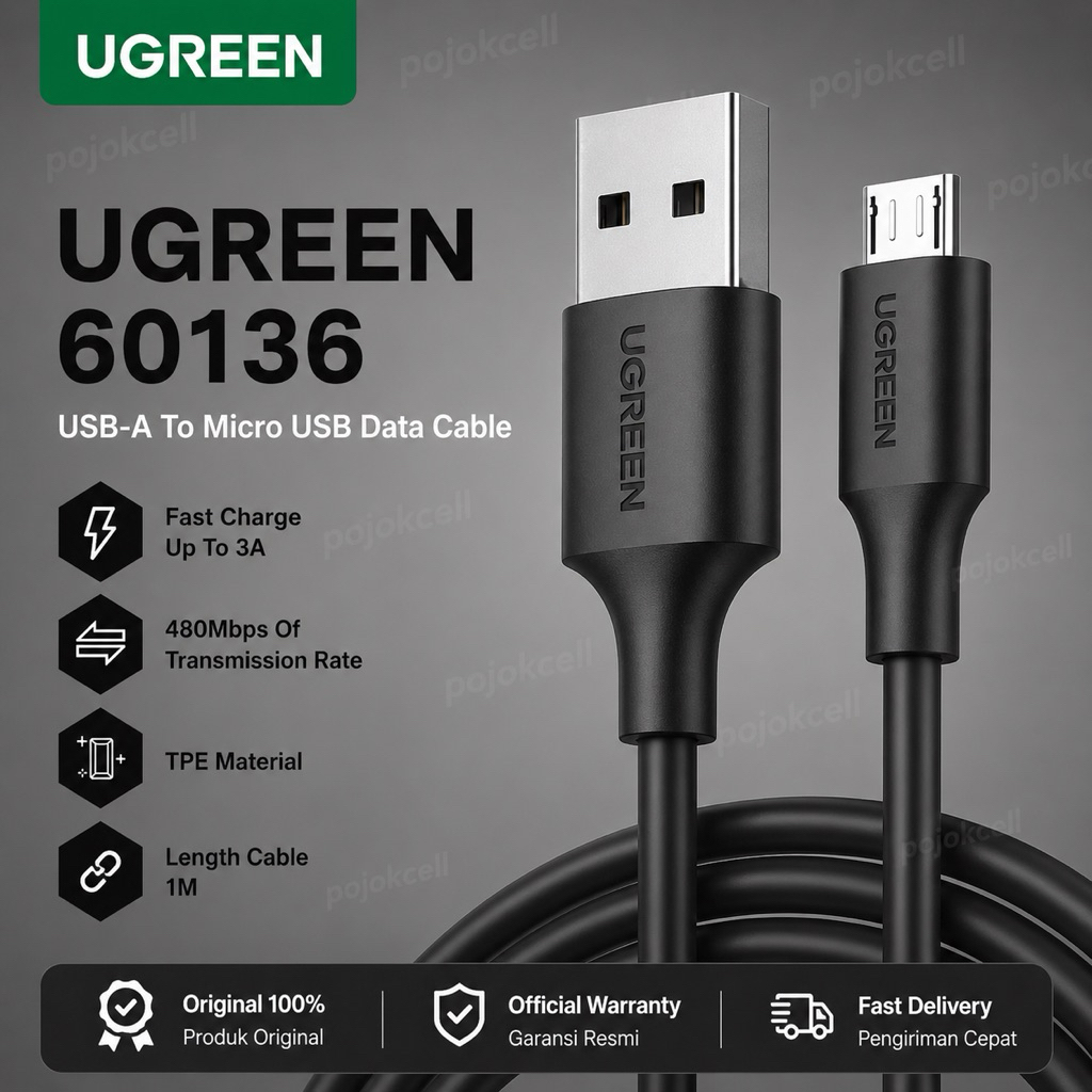60136 / KABEL DATA UGREEN MIKRO