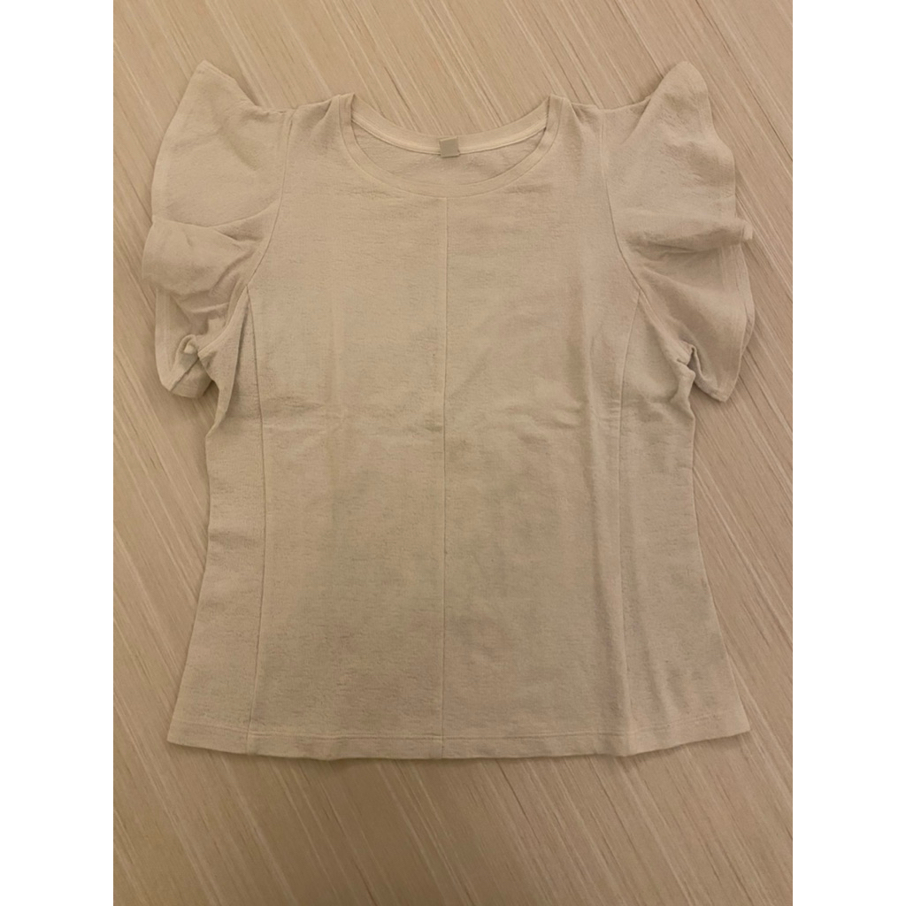 PRELOVED Blouse Tanktop Uniqlo putih polos