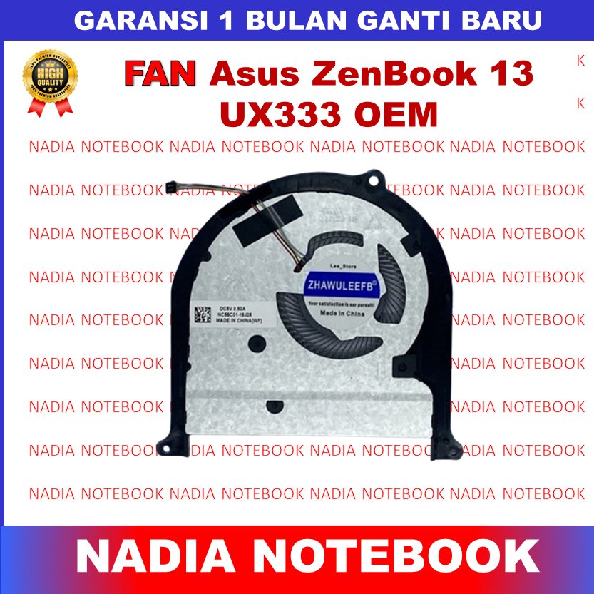 Kipas Fan Asus ZenBook 13 UX331 UX331FA UX331FN UX331U UX331UA UX331UAL UX331UN UX331UX