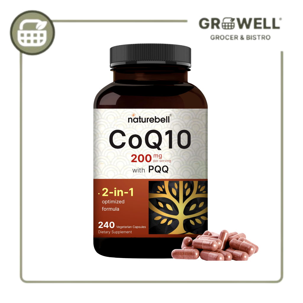 NATUREBELL COQ10 200MG 240 VEGECAPS