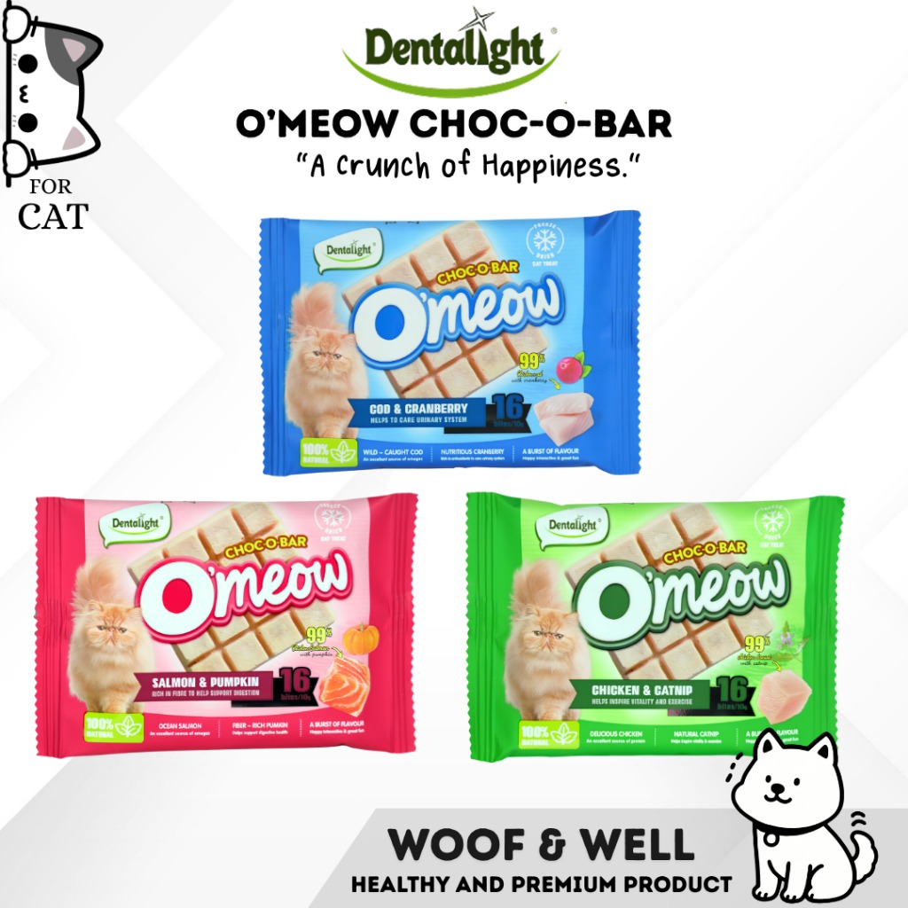 DENTALIGHT O'Meow Snack Kucing 10g