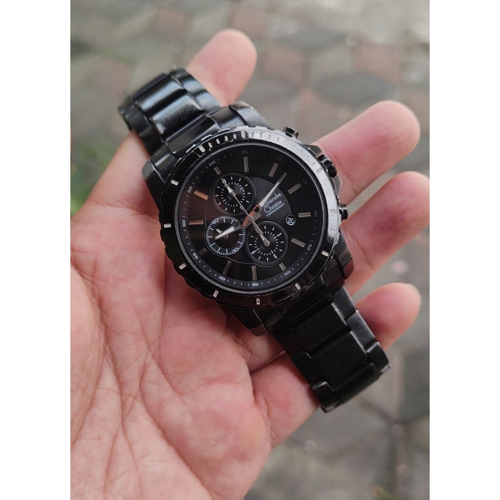 jam tangan original Alexandre Christie pria second bekas preloved