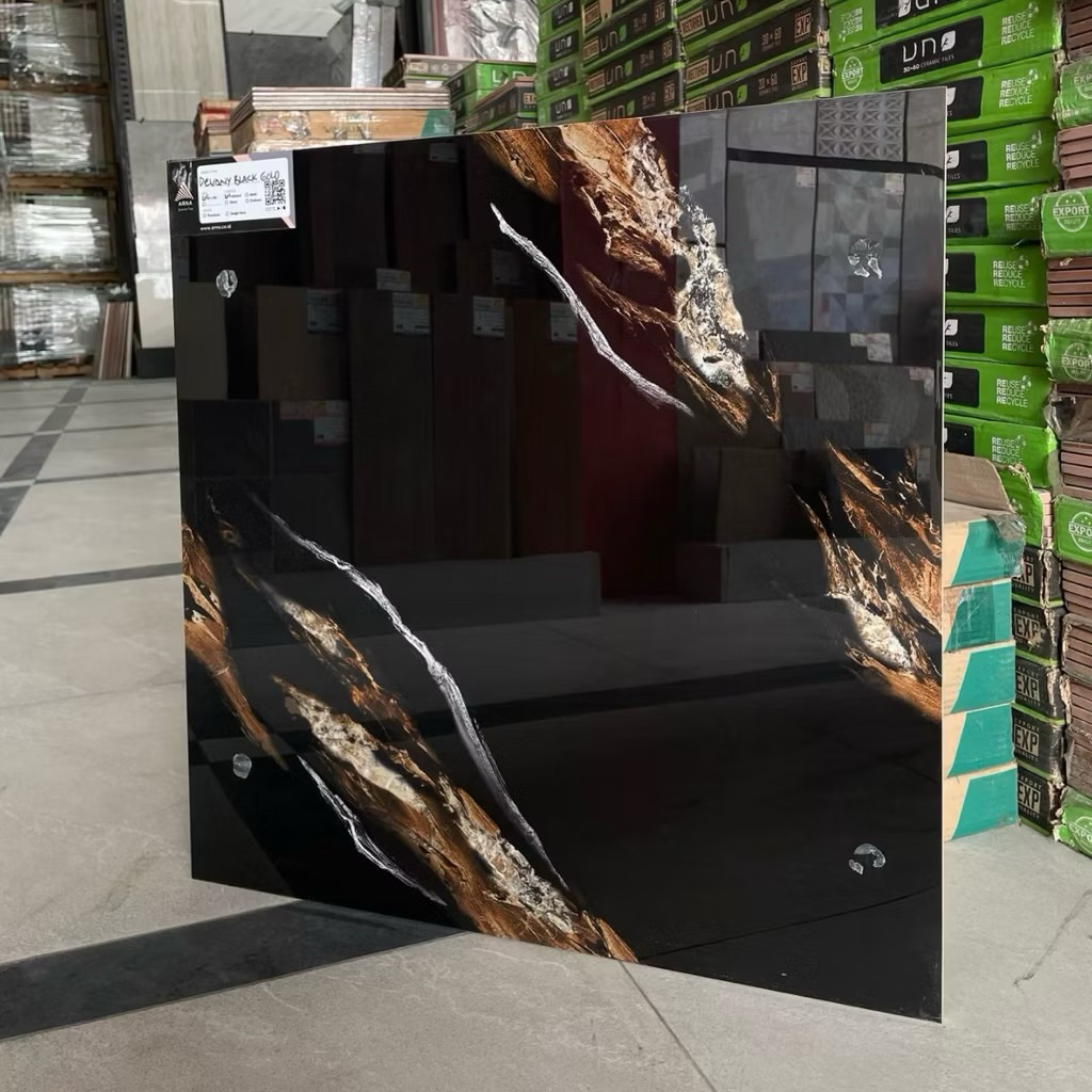 Granit 60x60 Arna Devany Black Gold | Glazed polished