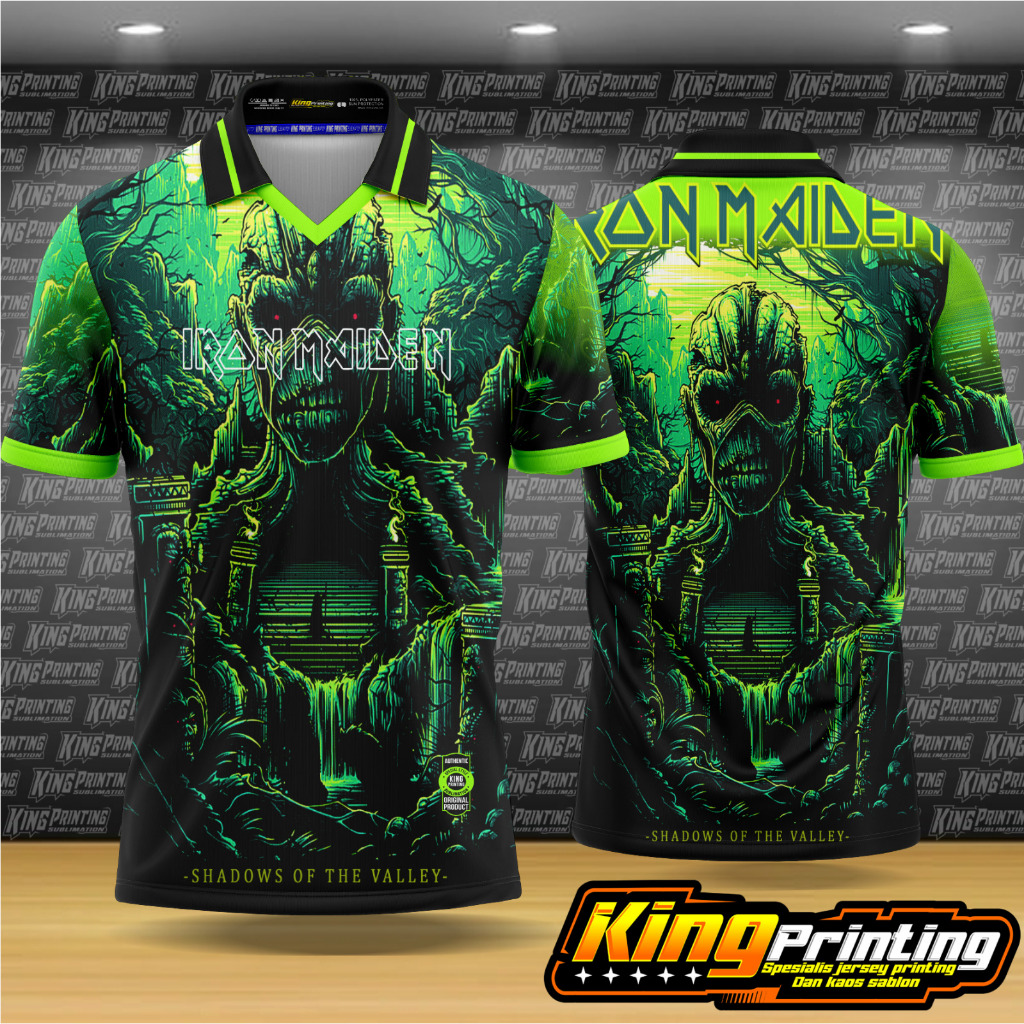 jersey band metal iron maiden full printing