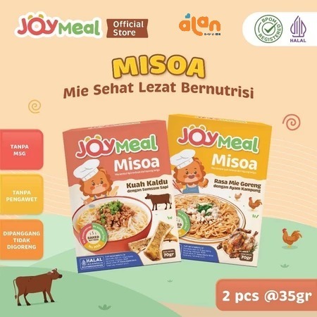 JoyMeal Misoa 70gr Mie Sehat Anak Halal Lembut