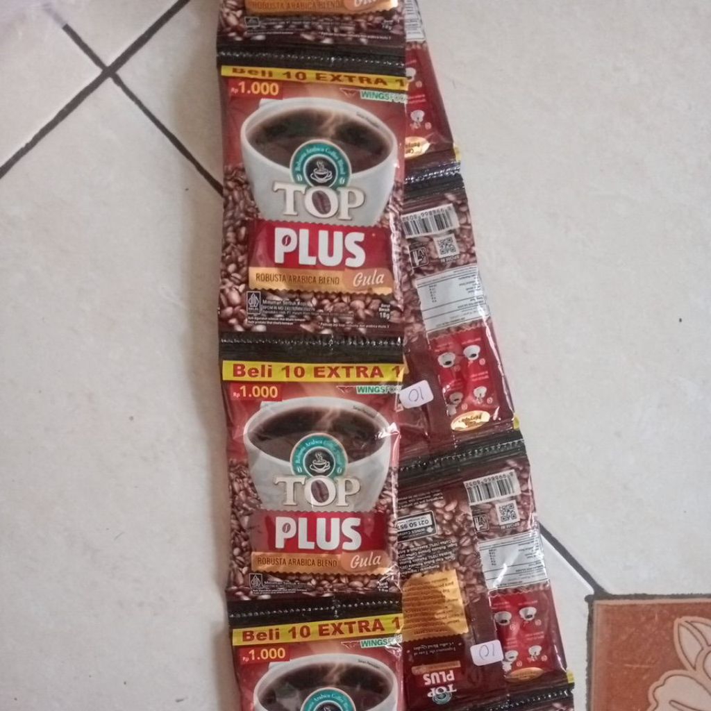 kopi top plus robusta arabica blend