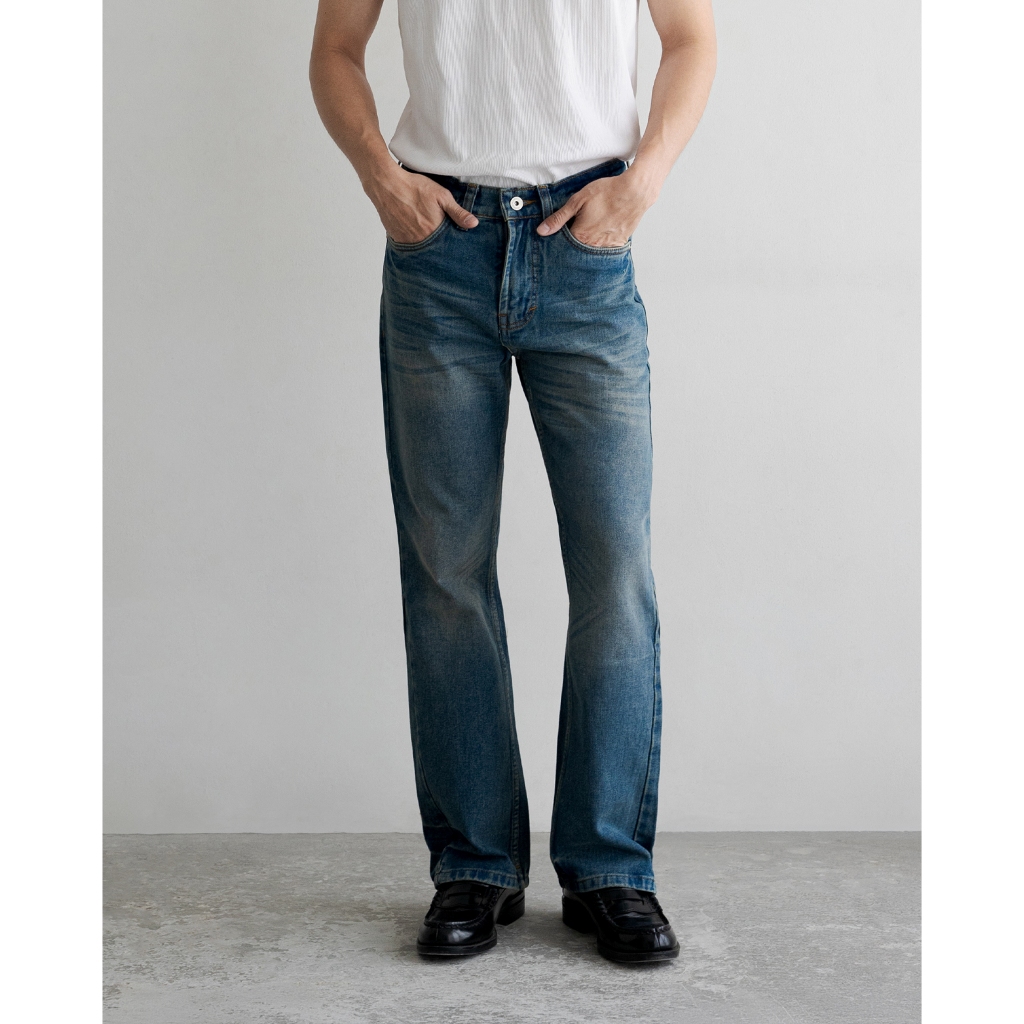 Valorum - Flare Fit Pants Relic Pale blue