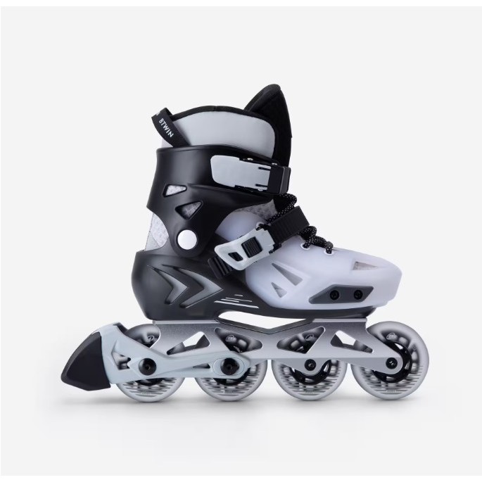 Decathlon OXELO/BTWIN  Sepatu Roda Anak HB 500 Hitam Abu - 8955426