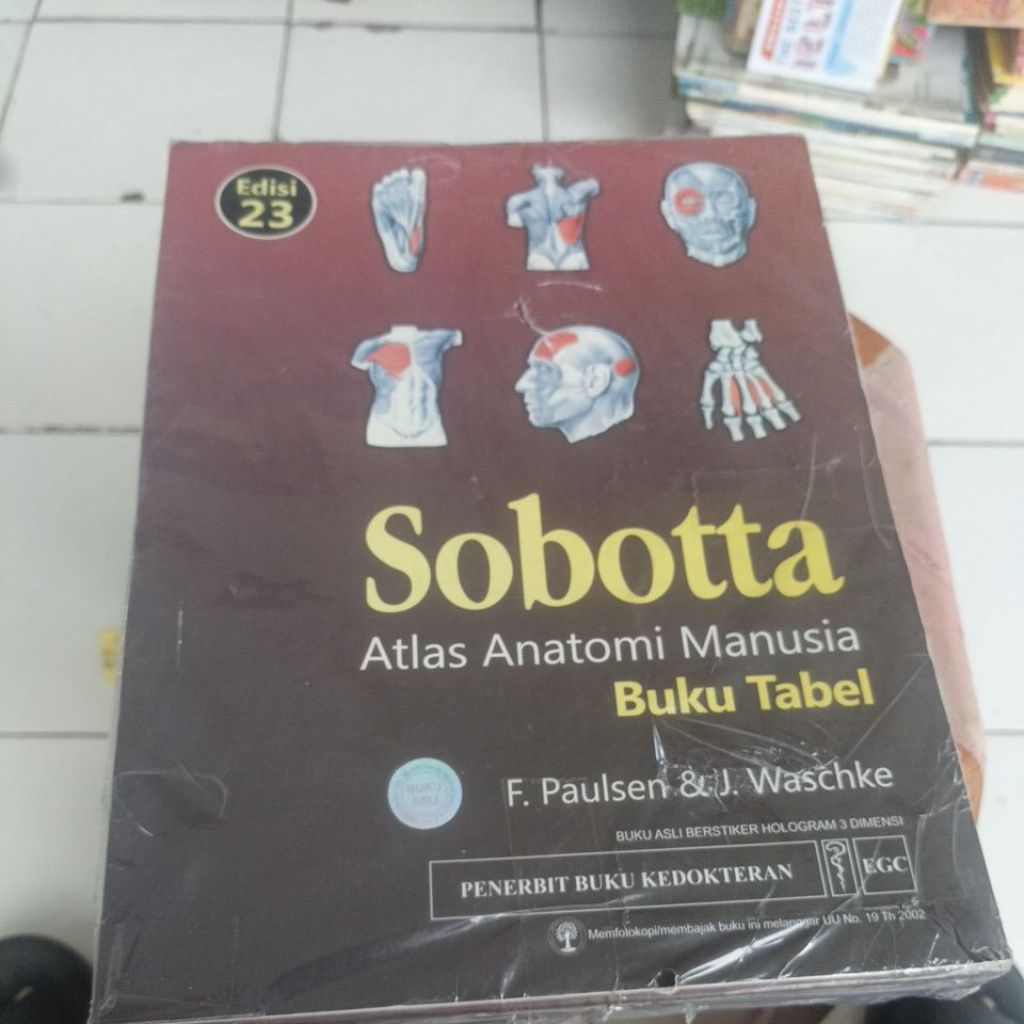 Buku Original Bekas Sobotta Edisi 23 Satu set isi 4 BuKu
