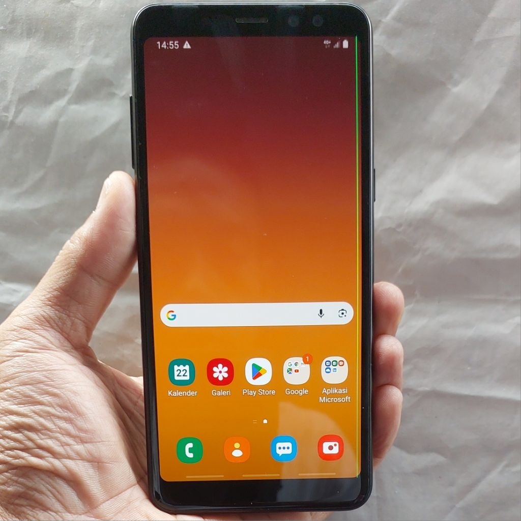 Hp Samsung A8 2018 Second 4/32 NFC Mulus Original
