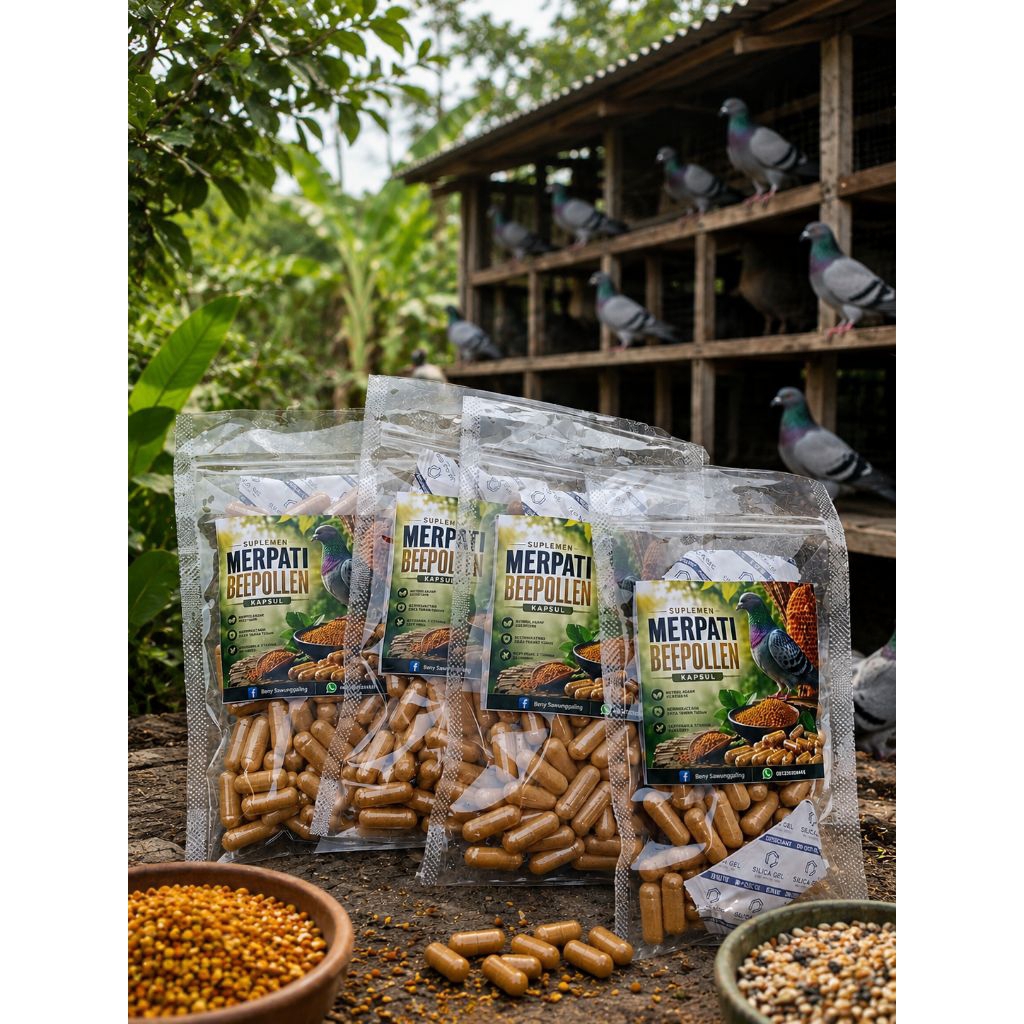 BEE POLLEN KAPSUL || SUPLEMEN MERPATI || RECOVERY || MULTIVITAMIN KESEHATAN