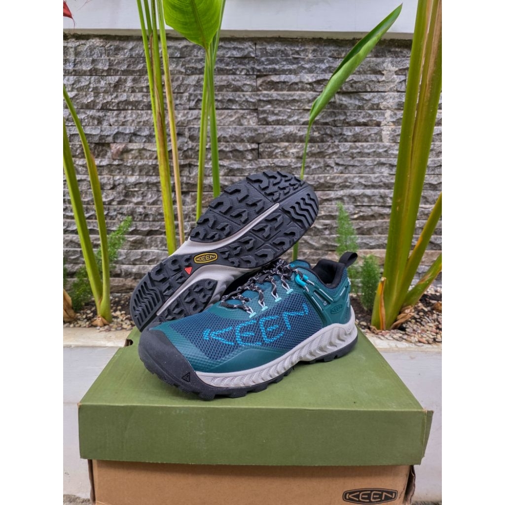 KEEN Shoes Trail Running Nxis Evo Waterproof Original Sea Moss / Ipanema