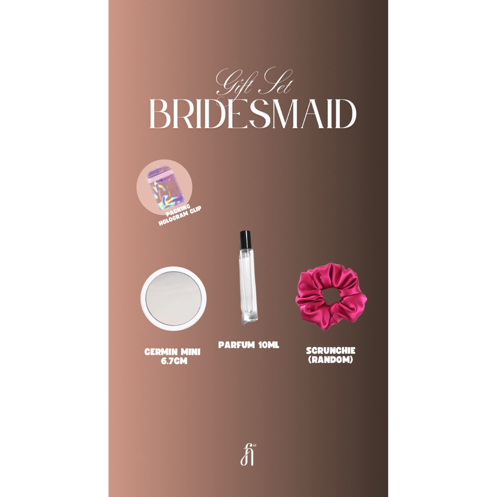 GIFT SOUVENIR BRIDESMAID SET| PAKET BRIDESMAID GIFT| GIFT BRIDESMAID