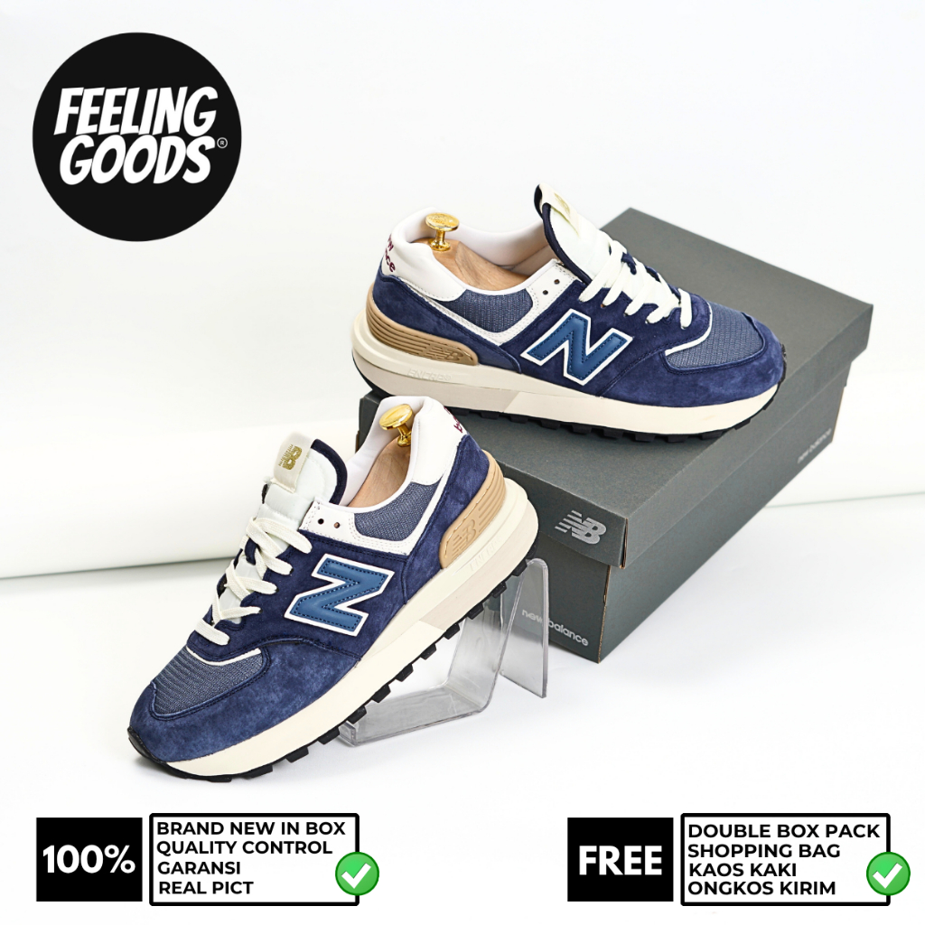 Sneakers 574 Legacy Navy 100% BNIB