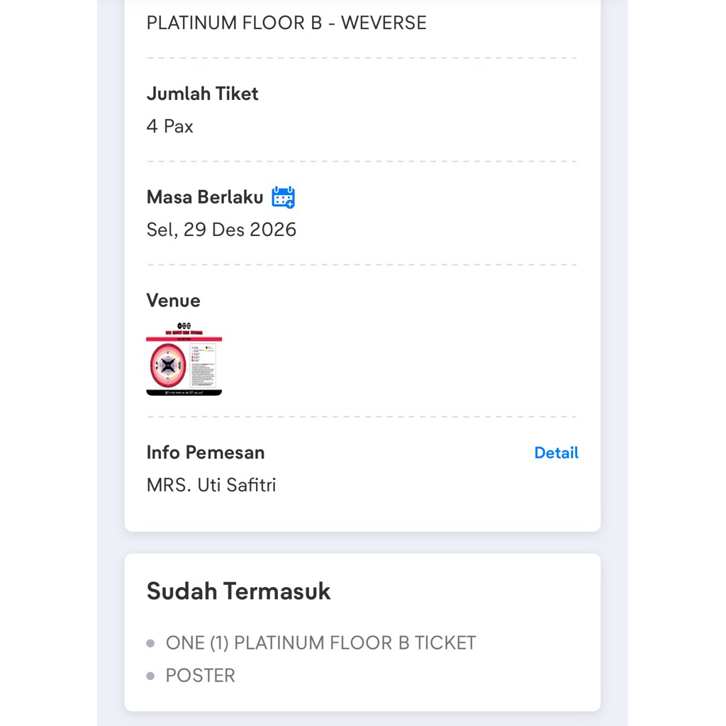 Tiket Konse BTS Arirang Jakarta
