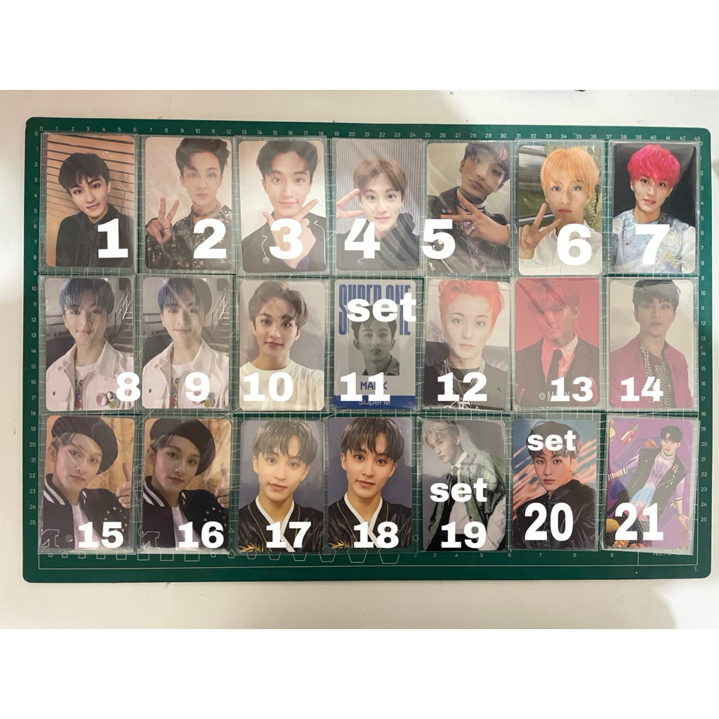 MARK NCT/ SUPERM M OFFICIAL PHOTOCARD ALBUM