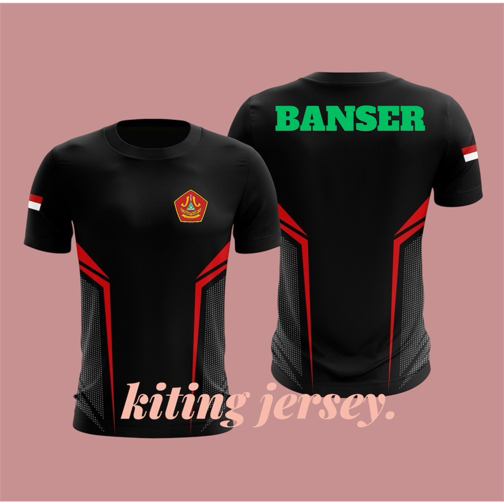 Kaos Jersey BANSER / Kaos Olahraga BANSER dryfit terbaru