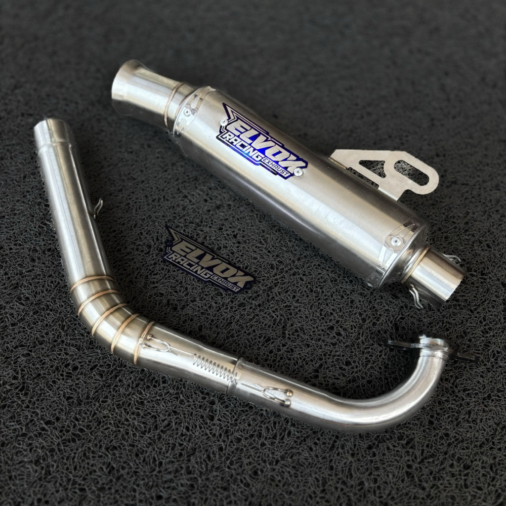 Elvox Exhaust Type EXR - 01 Knalpot Salemba Ceklis Jungstyle - Original Elvox Racing Exhaust INLET 3