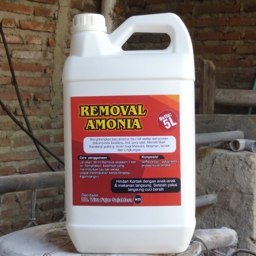 Removal menghilangkan bau amoniak kotoran kandang broiler anjing ayam 5L