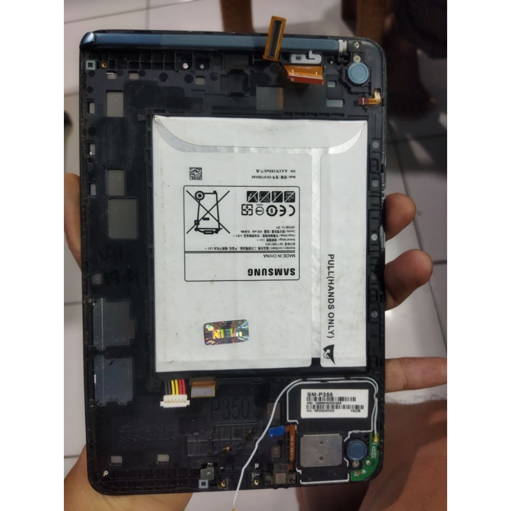 lcd copotan ori samsung sm-p355