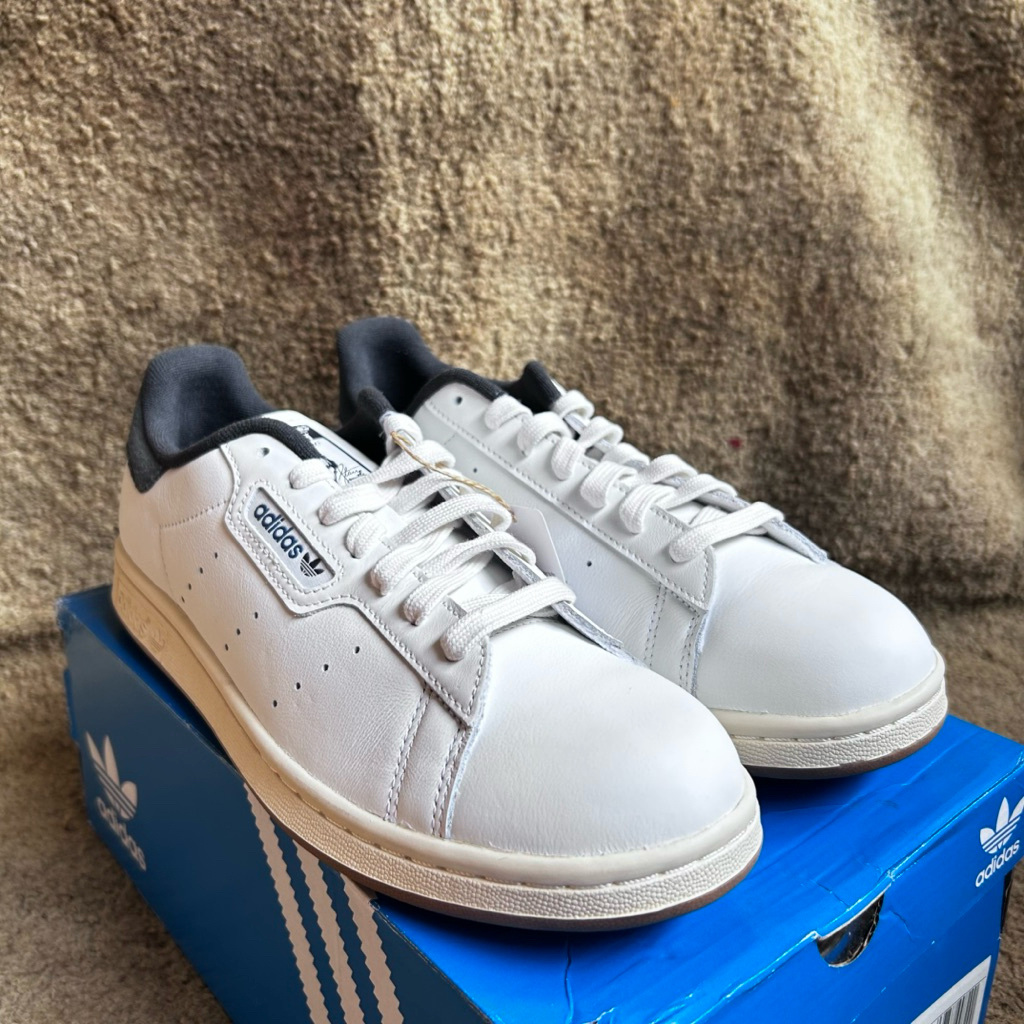 Adidas Stan Smith Core White Carbon New BNIB Original (HARGA NETT NO NEGO)