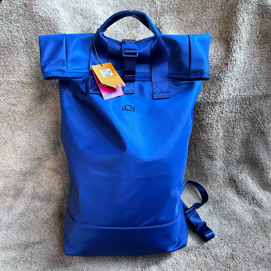 Tas Ransel Ellesse Men Classic Backpack - Navy New Original
